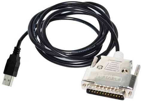 RIKYJIC Cavo seriale USB 2.0 a DB25 25 pin controller pompa PC RS232 - P/N 68-1247-504 (1,8 metri)