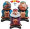 trookee - Decoracion Navidad - Globos Reyes Magos Metalizados de 110 cm - Pack 3 Globos: Melchor, Gaspar y Baltasar - Adornos Navidad - Globos de Poliamida Navideños - Christmas Gifts