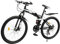 Mountainbike Faltrad 21 Gang 26 Zoll Klapprad Erwachsene Fahrrad Verstellbares MTB mit Scheibenbremse Warnlicht Schwarz