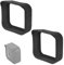 2 Stück für Blink Kamera-Schutzhülle, Schutzhülle für Sicherheitskameras aus Silikon, Robust und Langlebig, für Blink Zubehör, für Blink Outdoor Camera Halterungen (Schwarz)