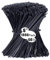 1000 pack Cable Ties, 6 inch Zip Ties Black, 150 x 3.6mm Nylon Ties 40lbs Tensile Strength with UV Resistant, Plastic Tie Wraps Self Locking Large Heavy Duty Cable Wrap for Workshop Indoor and Outdoor
