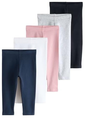 NEXT Mädchen Leggings, 5er-Pack 62-122