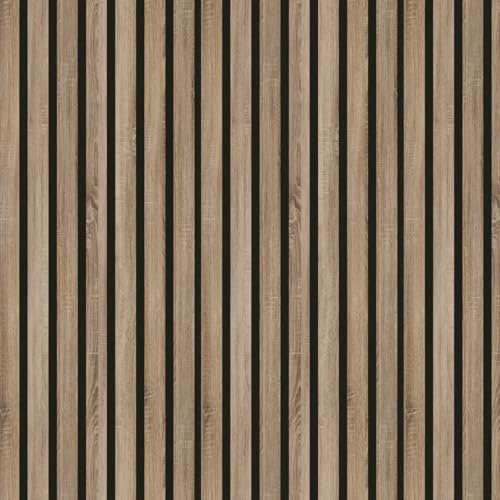 Panneaux muraux en MDF, acoustiques, pour décoration murales, tatouages muraux, matériau 3D, 1 cm d'épaisseur, 1 pièce = 0,36 m²/60 x 60 x 1 cm