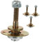 MAGICLULU 4 Stück Schaukelstuhl Zubehör Stühle Gleiter Schaukellager Hardware Lager Metall Ersatzteile Schaukel Esszimmerstuhl Möbelverbinder Schaukelstuhlteile Eisen Golden