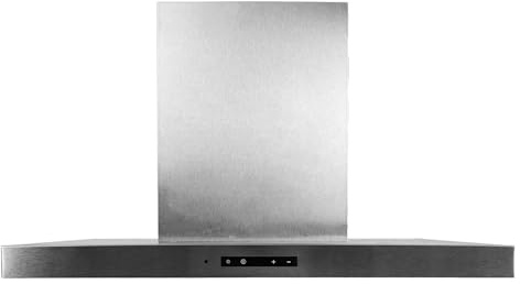 VLANO LEVEL 60 Wandhaube, 60 cm, 4 Geschwindigkeitsstufen, 634 m³/h, Turbo Stufe, LED-Beleuchtung, Fernbedienung, Sensorsteuerung, EEK: A, Block Dunstabzugshaube schwarz oder inox (inox)