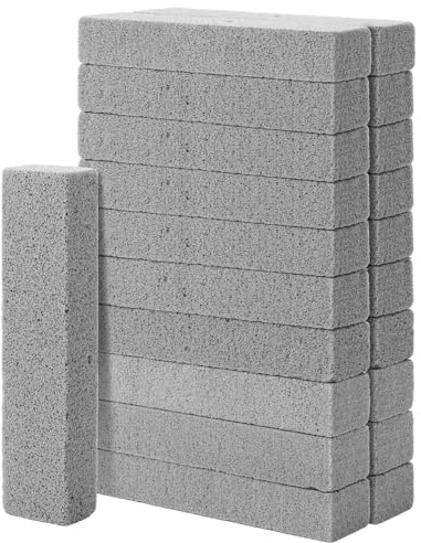 LOLYSIC 24 Stück Bimsstein Reiniger Bürsten, Toiletten-Reinigungsstein,Cleaning Block,bimsstein toilettenreiniger,Grill Bimsstein Reinigungsstein von Toilette, Dusche und Waschbecken
