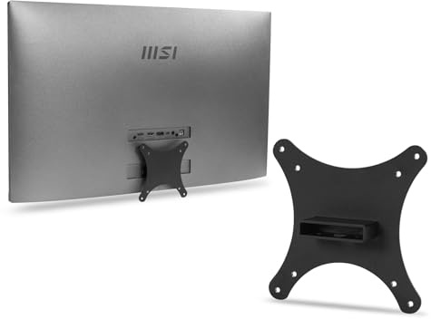 Monitor Arm/Mount VESA Bracket Adapter Compatible with MSI Monitor (MD271UL, MD271ULDE) - 75x75mm 100×100mm Black