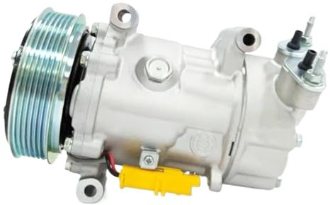 Compressore aria condizionata SD6V12 compatibile con PEUGEOT 206 307 CITROEN C2 C3 BERLINGO 9655191680 9671456680 6453XJ 6453QG 6453QE 6453QH
