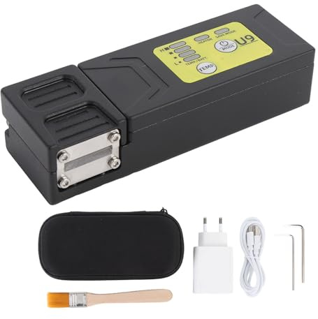 Décapant thermique de fibre optique, outil de dénudage de chauffage automatique rechargeable, dénudeur de précision professionnel pour faisceaux de fibres optiques non visibles à