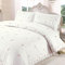 Rapport Home Sophie Vintage Floral Duvet Cover Set – Super King Size, Cream Quilt Cover with Elegant Embroidered Lace Border