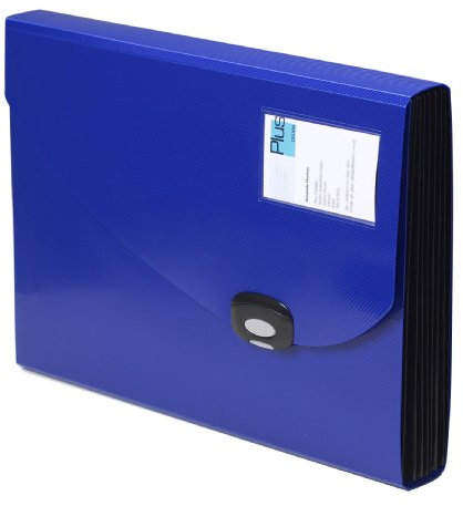 Rapesco 0677 Carpeta Archivadora Tipo Acordeón con 13 Compartimentos, A4+, Azul