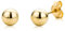 MIORE Schmuck, Goldohrringe Damen, Ohrstecker Gold 375 9 Kt, Ohrringe Kugeln, Ohrringe Gold, Kugel Piercing Ohr, Damenohrringe aus Echtgold, goldene Ohrstecker Damen, Ohrschmuck