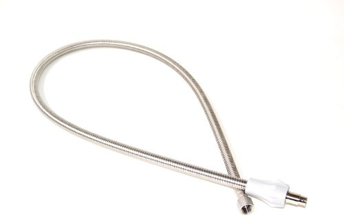 Schell 125050699 Sicherheits-Gassteckschlauch 0.1 bar 1500 mm, edelstahl/chrom