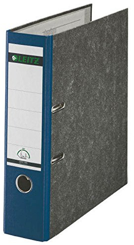5er Pack Leitz 1080 Qualitäts-Ordner breit, mit patentierter 180º-Präzisionsmechanik (blau)
