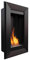 KRATKI Chimenea bioeléctrica CHARLIE2, 780 x 460 cm, Color Negro, Recipiente de 0,5 L, Chimenea de Pared Vertical de etanol, Ideal para el hogar, el salón o el Dormitorio | Certificado TÜV - Renania