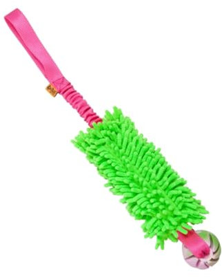 Dingo Mop Bungee Grün mit Vanille Duft Ball Hundespielzeug Agility Apporte 15589
