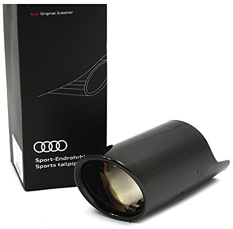 Audi Original Q2 Sport Endrohrblende Chrom 1-flutig Links Exterieur Auspuffblende 81A071771
