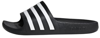 adidas Adilette Aqua Slides Kids, Infradito Unisex - Bambini e ragazzi, Core Black / Cloud White / Core Black, 32 EU