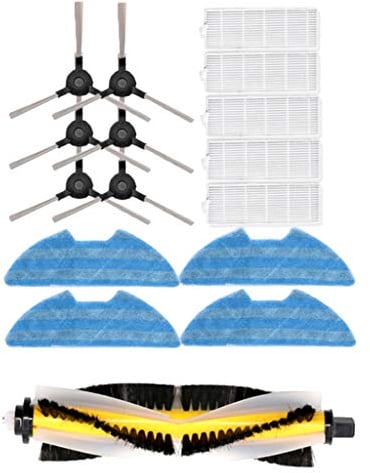 HomeDecTime Aspirateur pièces 5x Filtre 3x Brosses 1xLatérale Brosses Principale 4x Vadrouille Outil de Nettoyage pour Proscenic 811GB 911S