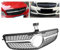 Yctze Kühlergrill, ABS Frontschürze Kühlergrill Mesh Styling Ersatz für W204 C-Klasse 2008-2014