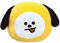 Aurora BT21 Official Merchandise Kissen by World, CHIMMY Plüschkissen, gelb, 16 x 29