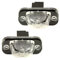DEPO Kennzeichenleuchte Set Hinten Links und Rechts Kompatibel mit VW Golf 2 19E Jetta II 1G2 1983-1992