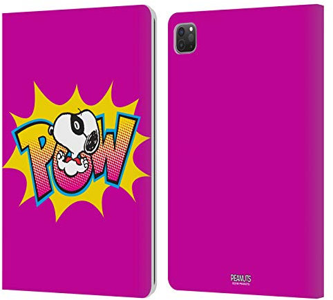 Head Case Designs Offizielle Peanuts Superhero Die Vielen Seiten Von Snoopy Leder Brieftaschen Handyhülle Hülle Huelle kompatibel mit Apple iPad Pro 11 2020/2021 / 2022