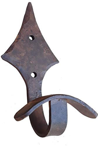 ARMONIE D'EPOCA Gancio Appendiabiti in Ferro BATTUTO (Modello Lancia)