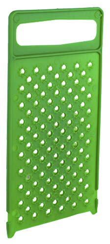 Flat All Plastic Cheese Grater - Ergonomic Hand Grater - Professional Cheddar Graters Handheld