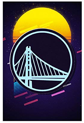 ZRRO Golden State Warriors Leinwandposter Schlafzimmer Dekor Sport Landschaft Büro Zimmer Dekor Geschenk 30 x 45 cm Unframe style1