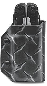 Clip & Carry Kydex Multitool-Hülle für The Leatherman Surge – Made in USA – EDC Multi Tool Sheath Holder Holster Cover – Diamantplatte