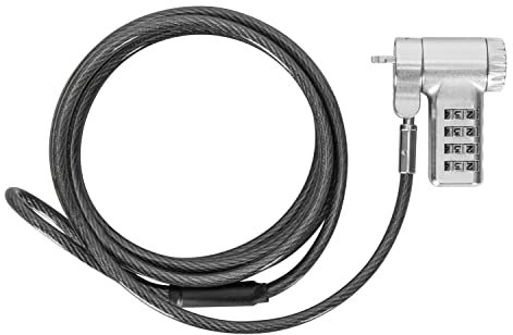 Laptop Lock, DEFCON Ultimate Universal Resettable Combination Cable Lock with Adaptable Lock Head - Targus