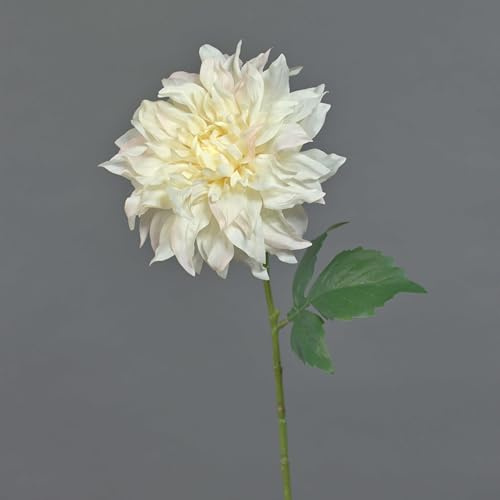 artplants.de Deko Dahlie Natsu, Creme, 60cm - Künstliche Dahlie