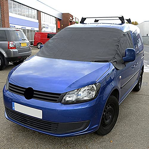 UK Custom Covers SW247DARKGREYAD3 Luxus Frontscheibenabdeckung für VW Caddy Maxi Life Kombi ab 2004, Dunkelgrau