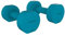 Cecotec 2er Set Kurzhanteln à 5 kg, Drumfit 500 DoubleNeo, Neopren-Beschichtung, Kompaktes und rutschfestes Design, Kraft-, Beweglichkeits-, Gleichgewichts- und Ausdauertraining