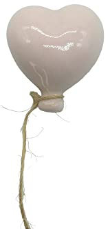 Generico 12X Calamita Palloncino Cuore 4.5x5 cm Colore Rosa bomboniera