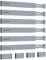 Lannvan 6 Piezas Separadores de Cajones, Separador Cajones Ajustable de Bambú, Organizador de Cajones de Cocina con Resorte para Cocina, Cómoda, Baño, Dormitorio, Oficina, 42.8-56.3 cm, Gris
