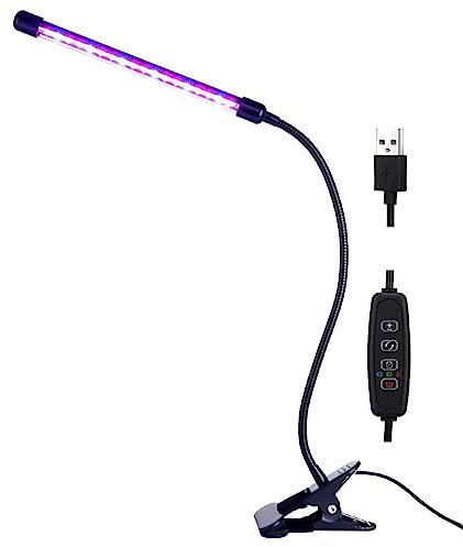 kowaku Pflanzenlampe, LED-Wachstumslicht, Pflanzenlicht, Zimmerpflanzen-Wachstumslicht, für Gemüsesetzlinge, 1 Röhre