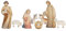 Akantus Krippe Leonardo Krippenfiguren: 8er Set (10 cm, bemalt)