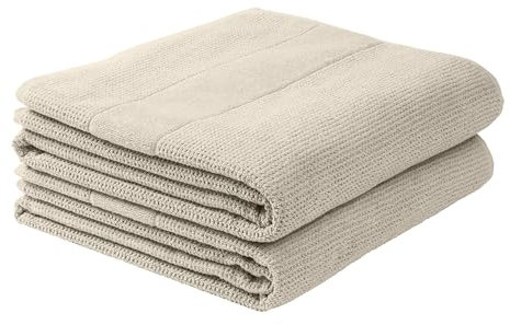 Schiesser Duschtuchset Turin - 2-teilig - 70 x 140 cm - Helltaupe