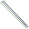 Aeelike 3 Stück Extra lange Tunesische Häkelnadel 35 cm, Lange Aluminium Tunesische Häkelnadeln für Anfänger, 4,0 mm 5,0 mm 6,0 mmBunte Afghan Häkelnadeln Tunesisch Set für Häkeln Schals Teppich