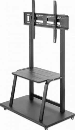 Manhattan 462334 Supporto Tv A Parete 2,54 M [100] Nero (tv & Monitor Mount, Trolley Stand, 1 Screen, Screen Sizes: 37-100, Black, Vesa 200x200 To 80