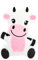 Boland 30984 - Pinata Kuh, 43 x 30 x 10 cm, Bauernhof, Hängedeko, Dekoration für Geburtstag, Mottoparty und Karneval