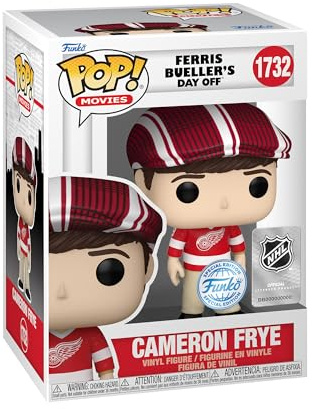 Funko Pop! Movies: FBDO - Cameron Frye in Jersey - Ferris Bueller's Day Off + NHL - Vinyl-Sammelfigur - Geschenkidee - Offizielle Handelswaren - Spielzeug Für Kinder und Erwachsene - Movies Fans
