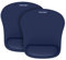 TECKNET Mauspad mit Gelkissen, Memory Foam Mousepad Ergonomisches Wasserdicht Komfort Mausmatte mit Handgelenkpolster Handauflage für Alle Maus Offfice Heim Computer Laptop, Blau, 2 Pack