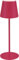 SMART-J Lampada Ricaricabile LED da Tavolo Easy Circle – 3 Temperature di Luce, 6 Ore di Autonomia, Design Moderno, Interruttore Touch, USB Ricaricabile (Rosa)