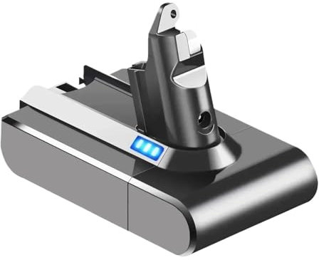 Batería de Litio 21,6v 6ah V6 Compatible con Dyson Dc62 dc59 dc58 sv03 sv04 sv09 V6 Cabeza de Animal V6 aspiradora esponjosa(1 Picec 10.0Ah)