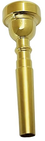 Trompete 5c Ersatzmundstück für Anfänger und Profis, Kupfer, Gold | Praktischer Ersatz, Antike Optik, Elegant Gestaltet, für Konzerte und Familiäre Zusammenkünfte
