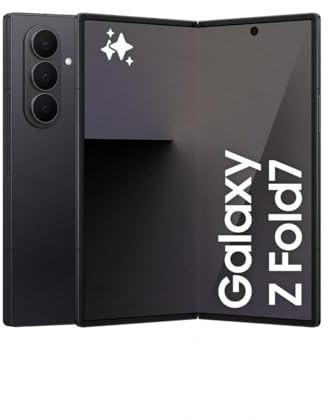 Samsung Galaxy Z Fold7 1TB - Galaxy AI, Ligero y Plegable, Pantalla Grande, Cámara 200MP, Memoria 12GB, Negro Oscuro, Garantía del Fabricante 3 Años + 1 año Extra (Versión Española)