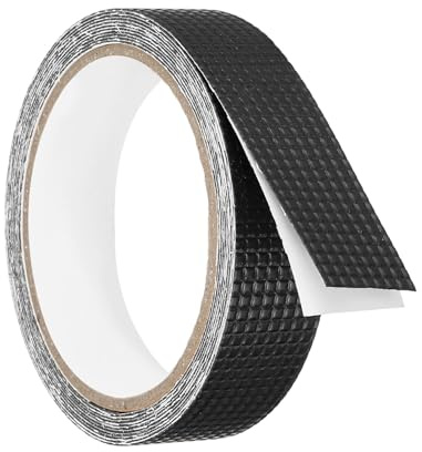 PATIKIL 2.5 cm x 3 Metros Cinta Antideslizante Con Adhesivo Fuerte Almohadilla Antideslizante Para Mejor Tracción Cinta Impermeable Para Mangos Herramientas Gadgets DIY (Negro)